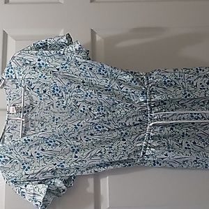 Victorias secret silk floral jumpsuit